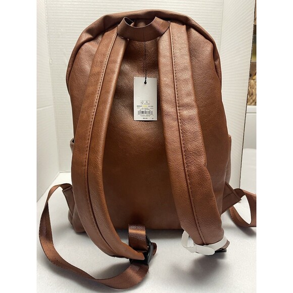 New Sonoma Goods For Life Essential Backpack Cognac Color. last Photo for wear - Picture 5 of 10
